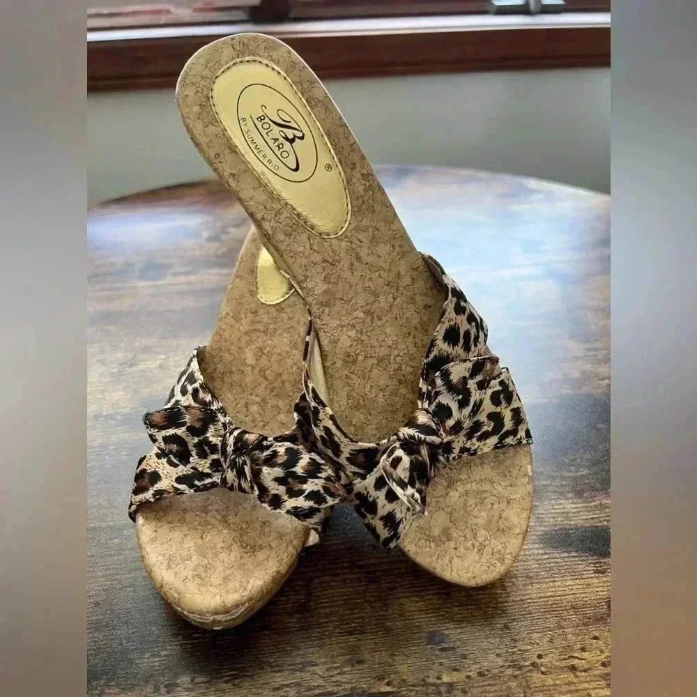 Bolaro | by Summer Rio. Womens slide, wedge sandal. Size: 8